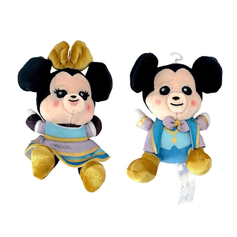 2021 Disney Parks Wishables 50th Anniversary Mickey and Minnie Plush Set